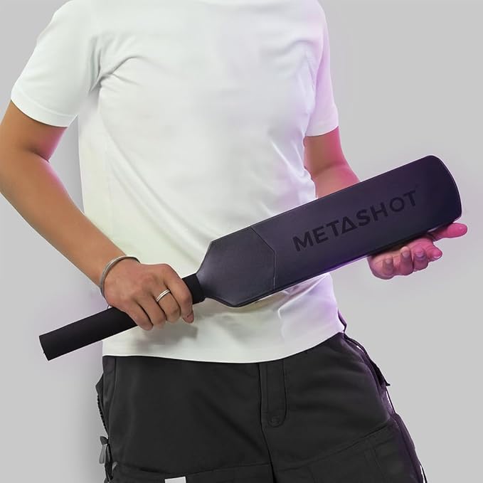 Metashot Smart Cricket Bat Game | Motion Sensor Gaming Bat for TV & Mobile | Indoor Cricket Game | Bluetooth Bat Controller (SD)