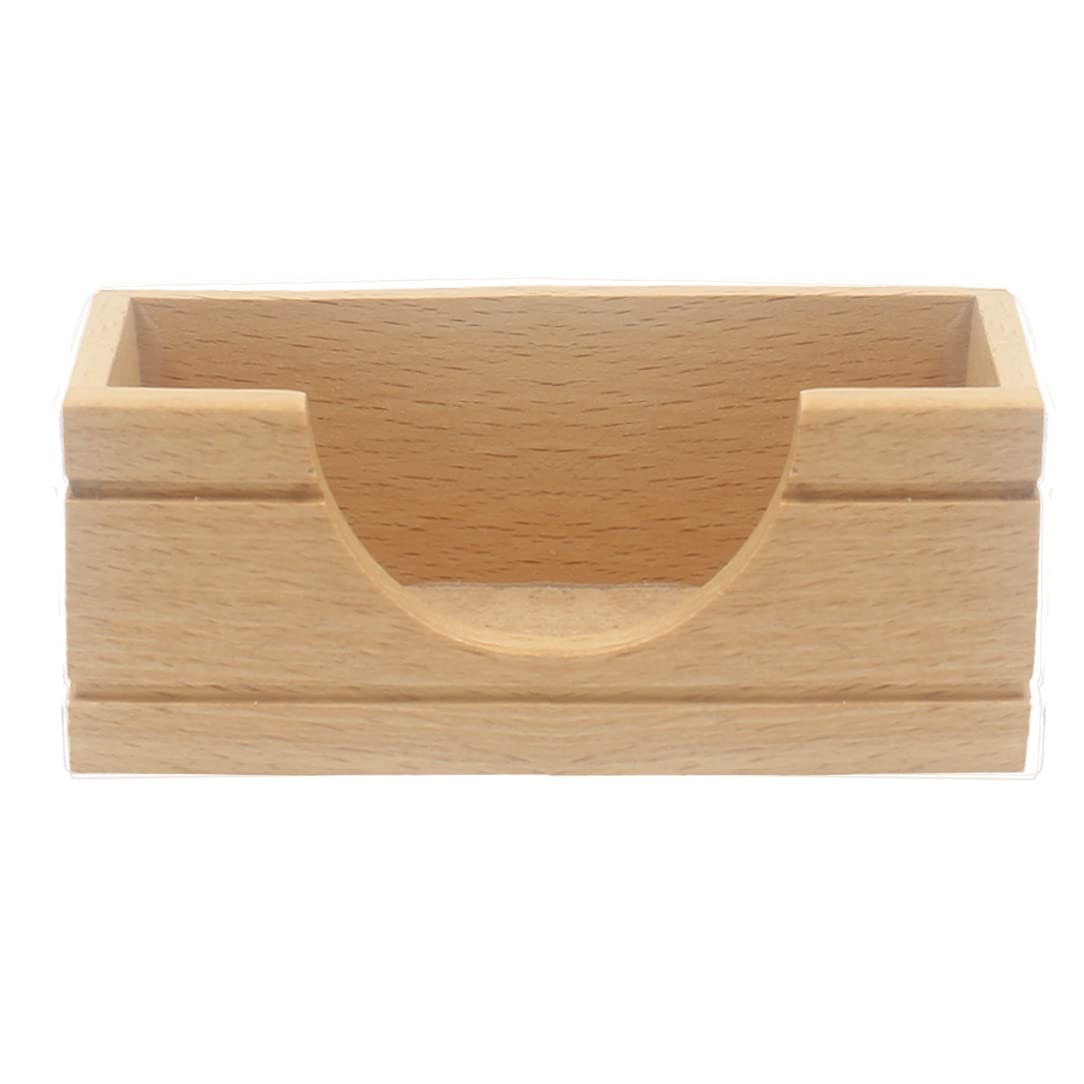 WOODEN VISITING CARD HOLDER SPECIAL FINE LEATHER