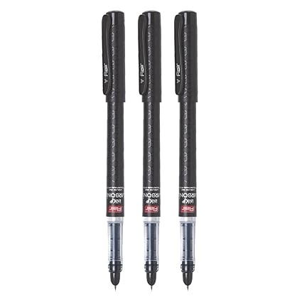 FLAIR Inky Series Carbonix Liquid Ink Fountain Pen Blister Pack | Round Nib With Iridium Tip | Attractive Design |