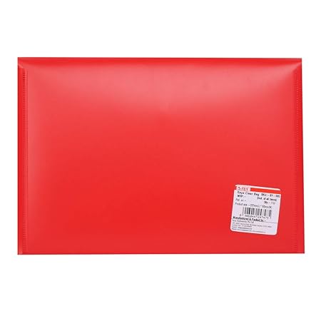 SAYA A5 Button Wallet SY005 | Durable PP Document Folder with Snap Button Closure | A5 Size Expanding File Envelope for Office, School, Travel & Certificates | Lightweight Waterproof Document Holder