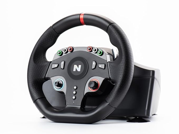 NiTHO Drive Pro ONE Gaming Racing Wheel with Separate Shifter and Floor Pedals, Steering Wheel for PC, PS4, Xbox One, Xbox Series X|S, Switch, 270 Degree Zero Dead Zone Driving Car Simulator