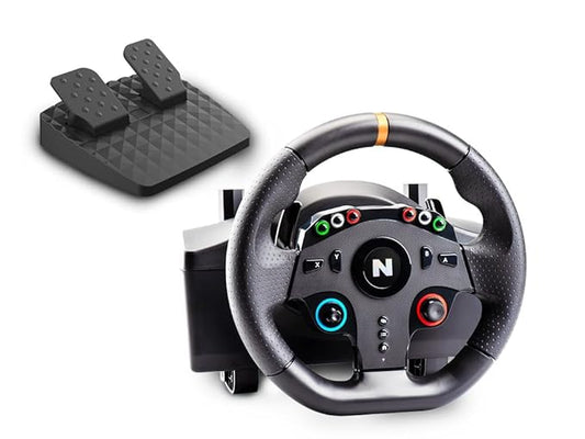 Nitho Drive Pro ONE V24 Gaming Racing Wheel and Pedals, 270 Degree Steering Wheel for PC, PS4, Xbox One, Xbox Series X|S, Switch, Driving Car Simulator - for Arcade Games Only