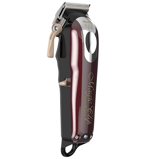 Wahl India 08148-324 Cord/Cordless India Professional Magic Clipper; 0.5-1.2 mm cutting lengths; 90 minute run time; Maroon
