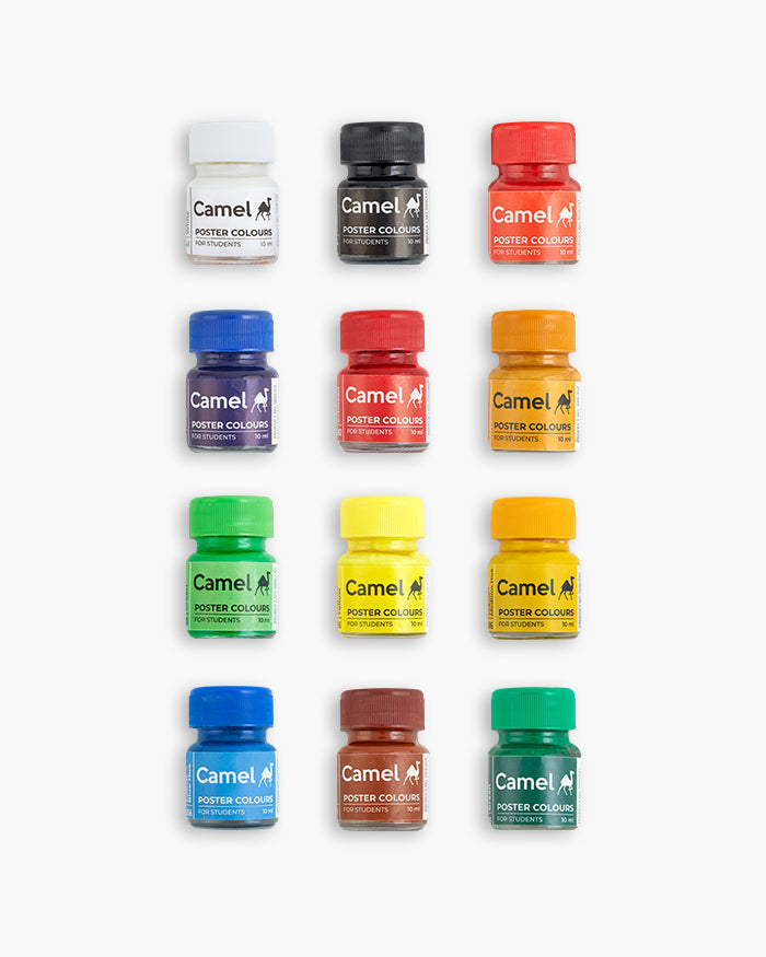 Camlin Poster Colours 12 Shades – Bright, Smooth & Creative Fun!