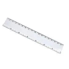 Ajanta Cambridge Plastic Scale/Ruler 30cm - Scoffco