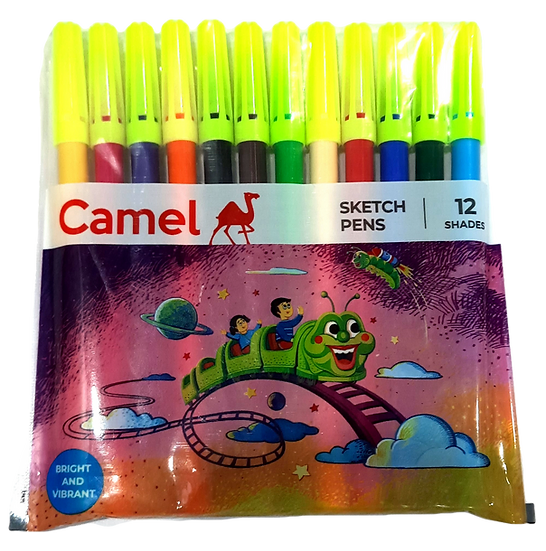 Camlin Sketch Pen 12sh Mix Colour