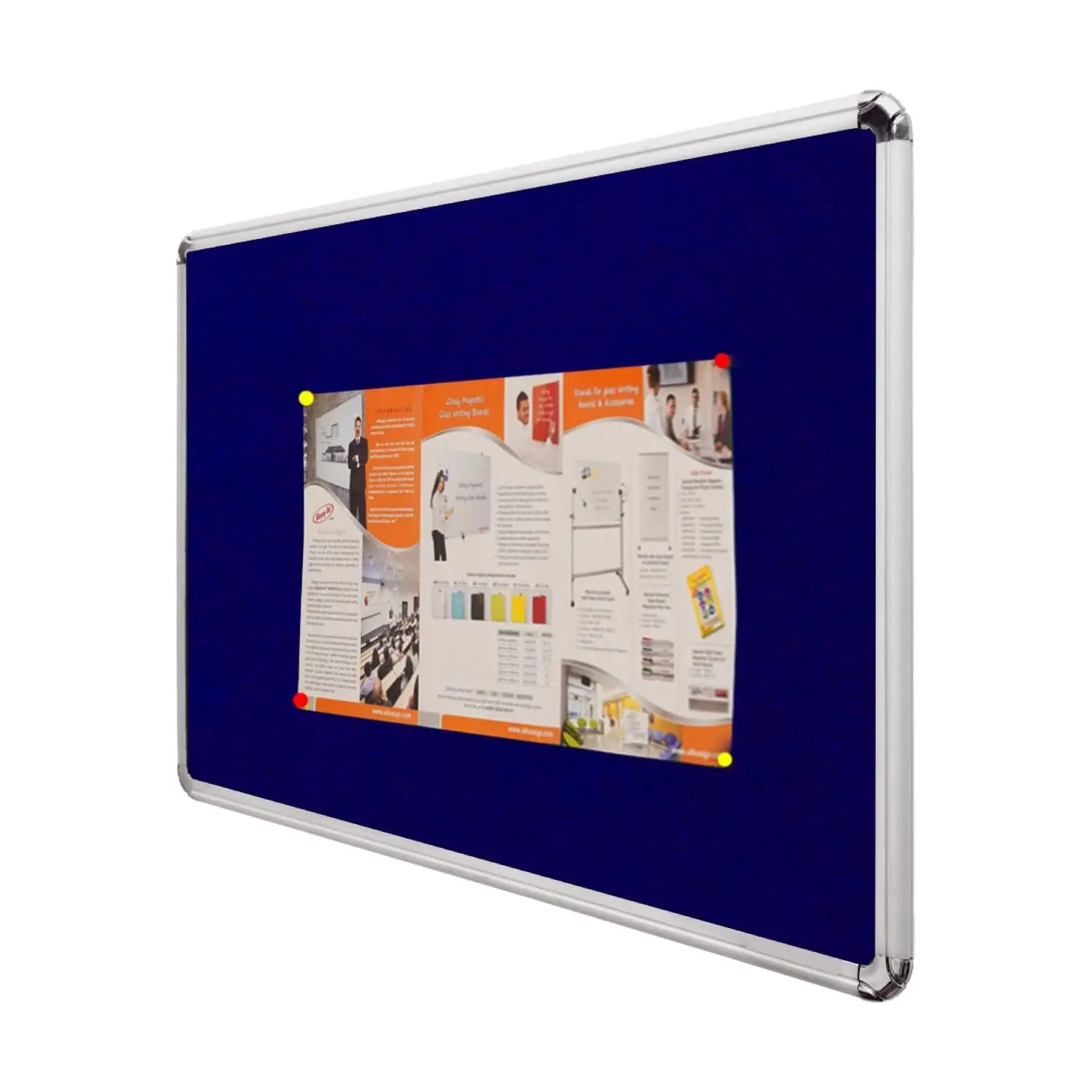 Digismart Noticeboard Nova Channel (Blue) for Office, Home & School Aluminum Frame (Pack of 1) (Non Magnetic) - Image #2