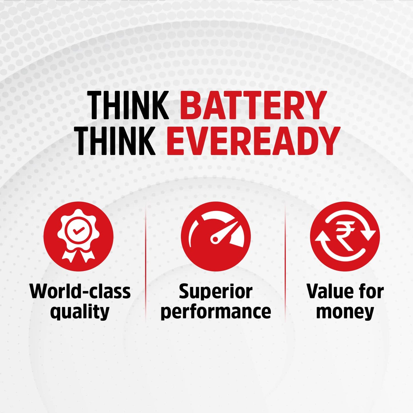 Eveready Carbon Zinc AA Batteries - 1.5 Volt, Highly Durable & Leak Proof, 10 pcs Gold