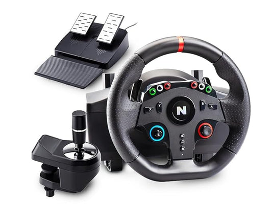 NiTHO Drive Pro ONE Gaming Racing Wheel with Separate Shifter and Floor Pedals, Steering Wheel for PC, PS4, Xbox One, Xbox Series X|S, Switch, 270 Degree Zero Dead Zone Driving Car Simulator