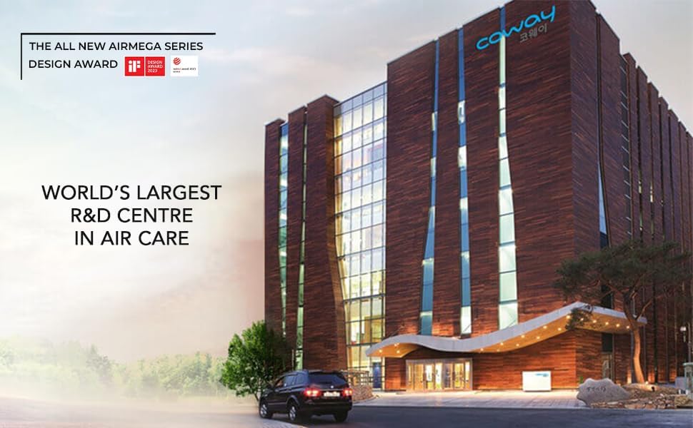 Coway Airmega AIM (AP-0623B) Air Purifier For Home, Cleans Upto 355 Sq.Ft, Longest Filter Life 8500Hrs (Approx. 1.5-2 Yrs), Kills Virus & PM 0.01 With 99.999% Efficiency, 7Yrs Motor Warranty, White