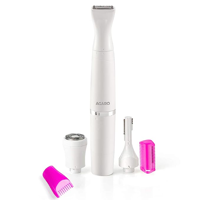 Agaro FEMALE TRIMMER 3 in 1 shaver, eyebrow & bikini trimmer