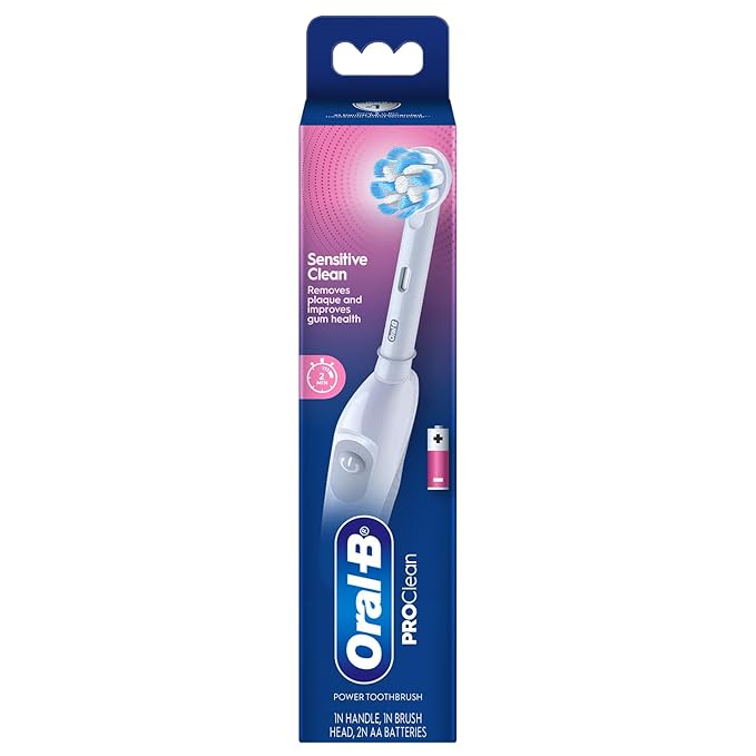 Oral B Pro Expert AA Battery Electric Toothbrush for Adults, 2 Min Timer with Quadpacer, Long Battery Life, IPX7 Water Resistant, 2 Year Warranty by Oral-B, Dentist inspired Round Brush Head