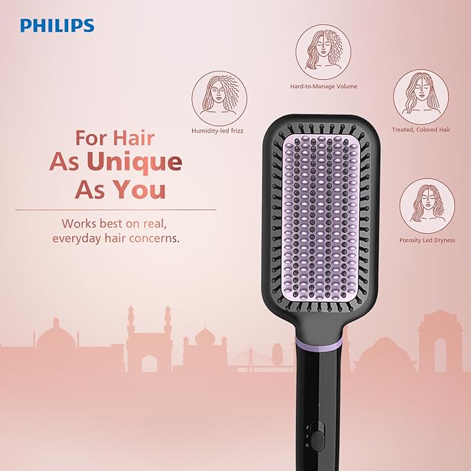 Philips Hair Straightener Brush BHH880