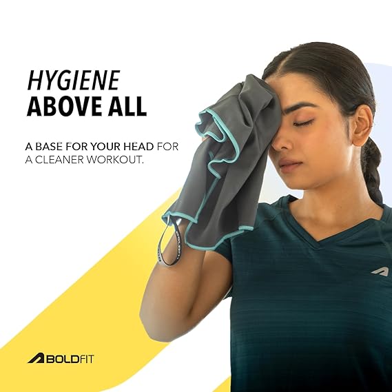 Boldfit Microfiber Gym Towel for Men & Women Ultra Soft for Face Thin Quick Drying Lightweight Towel for Gym, Spa, Swimming, Sweat Absorbent for Men & Women Ultra Super Soft Lightweight Quick Drying (ASL)