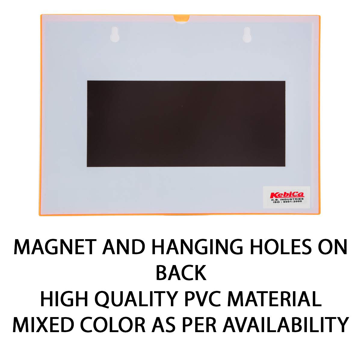 Kebica A4 Size (8.27 × 11.69 inches) Magnetic Sign Holder Frame. Perfect for Store Office School