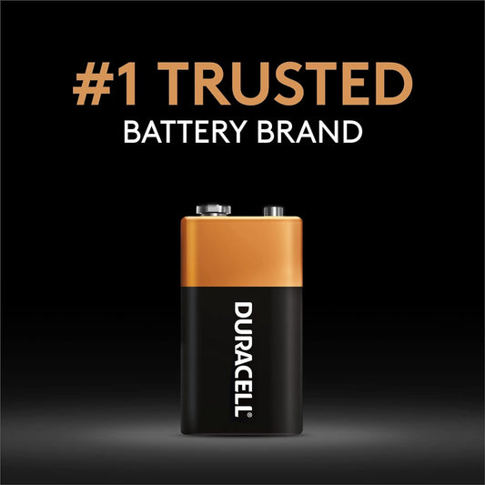 Duracell Coppertop Battery - 9 Volt, 2-Pk