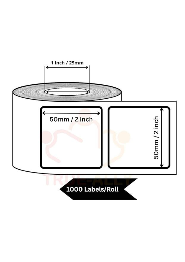 50X50 Barcode Label DT