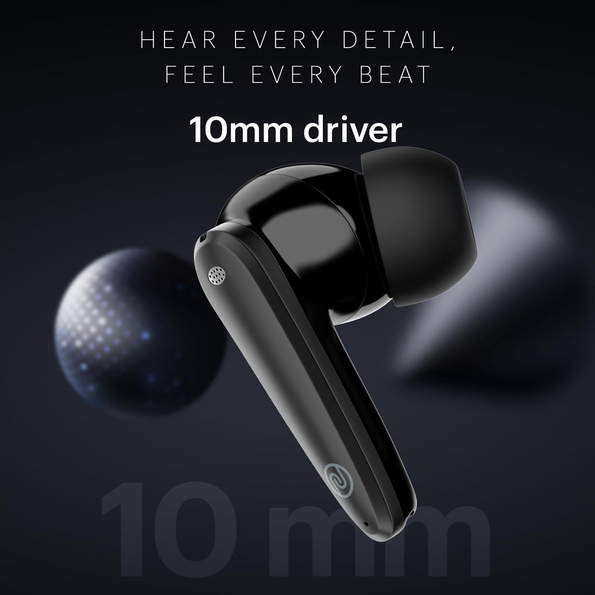 Noise Buds VS106 Truly Wireless in-Ear in Ear Earbuds with 50H Playtime, Quad Mic with ENC, Instacharge(10 min=200 min),Ultra-Low Latency(up to 40ms), 10mm Driver, and BT v5.3  (SD)