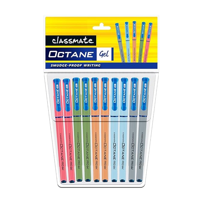 Classmate Octane Gel Pen PACK OF 10