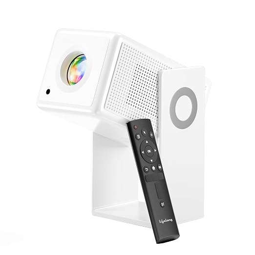 Lifelong Electronics Lightbeam Smart LED Projector | Remote App, Android 14, 1080P & 4K Ultra HD Support, 4000 Lumens | All OTT Apps (Netflix, Prime, Jio etc) | WiFi/BT, HDMI, Screen Cast, 150” Screen (TS)