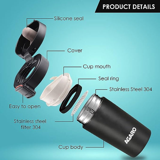 AGARO Elite Travel Mug 300ml Black