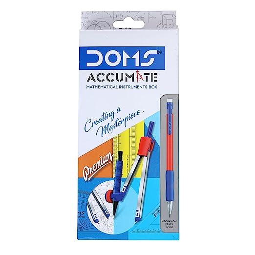 DOMS Accumate Mathematical Drawing Instrument Geometry Box