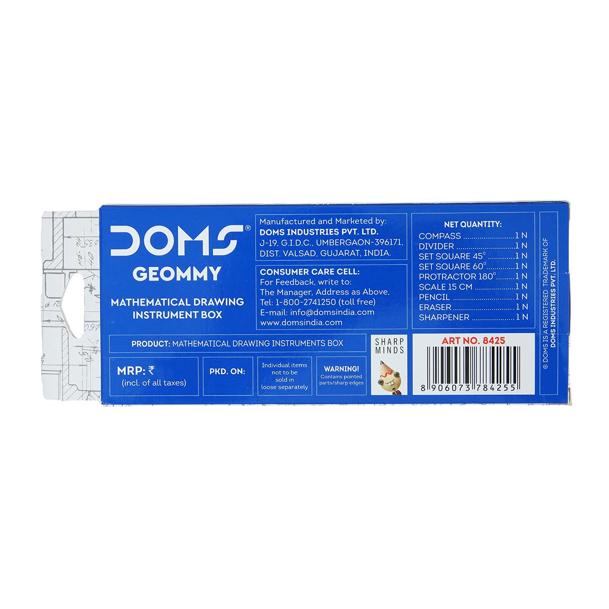 Doms Geommy Mathematical Drawing Instrument Geometry Box