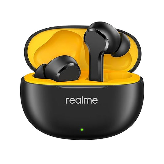 realme Buds T110 Bluetooth Truly Wireless in Ear Earbuds with mic, AI ENC for Calls, Google Fast Pair, 38 Hours Total Playback