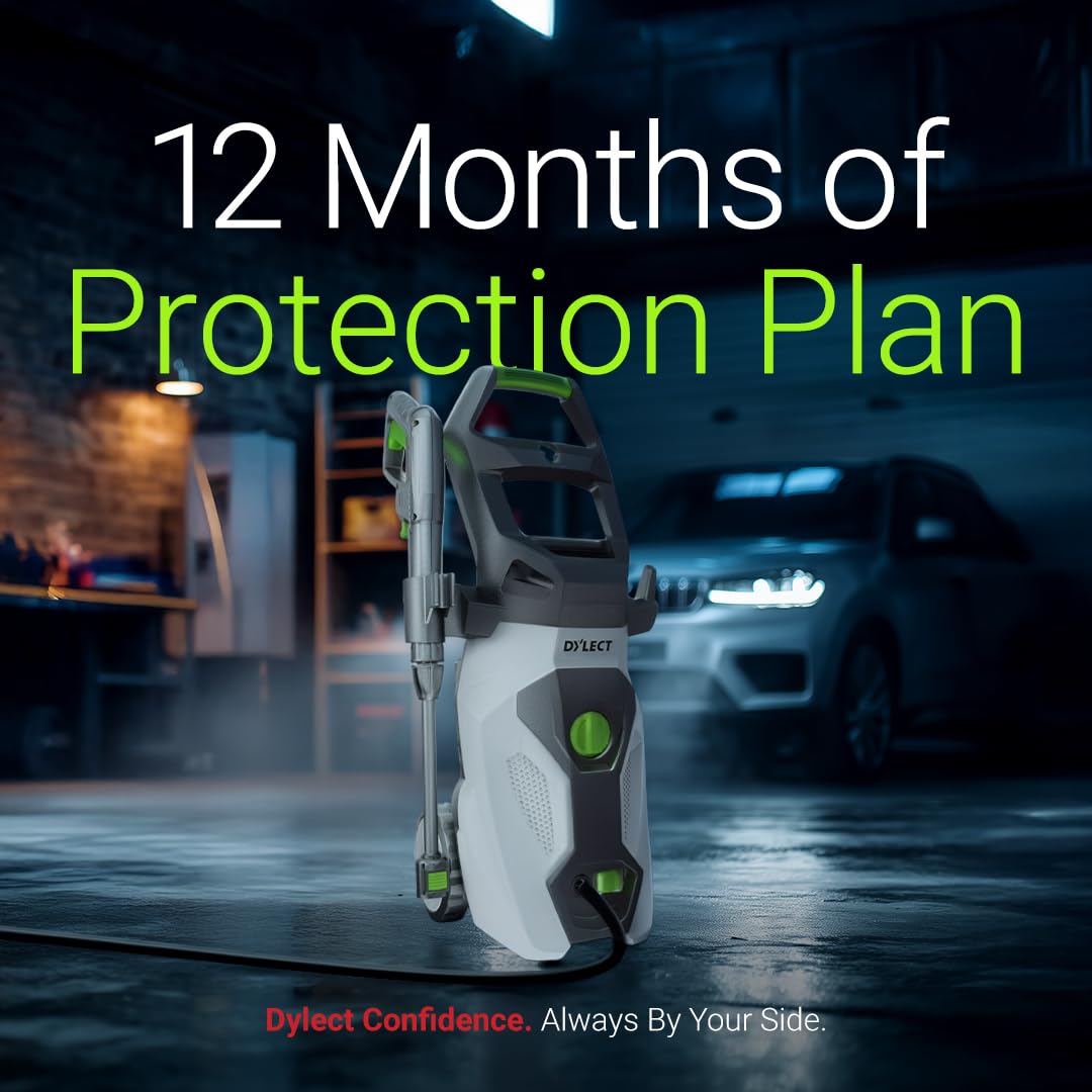 [Upgraded 2026] DYLECT® Ultra Power Max High Pressure Car Washer | 2000W | 160 Bar | 7L/Min Flow Rate | 8m Outlet Hose | Now with Precision Adjustable Foam Blaster | Incl. 10 Accessories (RD)