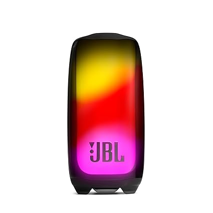 JBL Pulse 5, Wireless Portable Bluetooth Speaker, 40 Watt, Customized 360° Lightshow Portable App, Pro Sound, Deep Bass, 12 Hours Playtime, PartyBoost, IP67 Waterproof & Dustproof