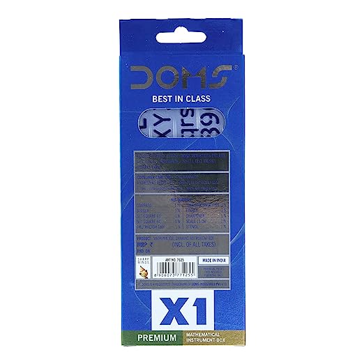 DOMS X1 Premium Mathematical Drawing Instrument Geometry Box