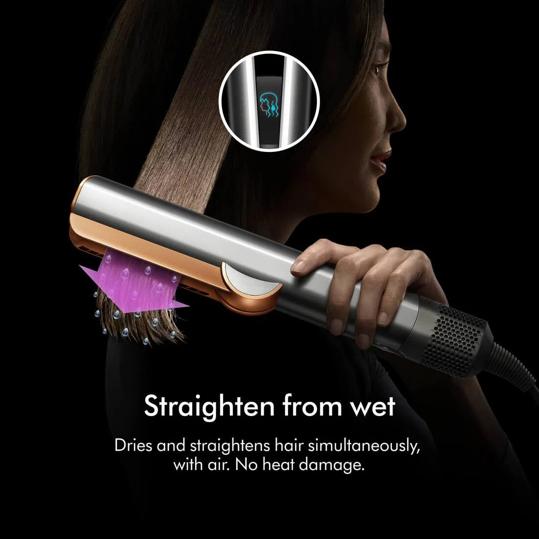 Dyson Airstrait Hair Straightener Red