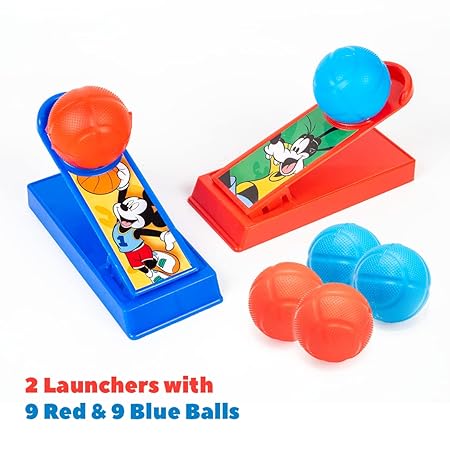 Ratna's Twin Arcade Basketball | Mickey & Friends Theme Tabletop Indoor Game for 2 Players, Age 5+