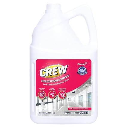 Diversey Crew Disinfectant Floor Cleaner Floral Fragrance 5 Litre - Scoffco