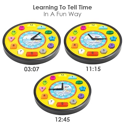 MGC Ratna's Shape Sorter Clock 2 in 1