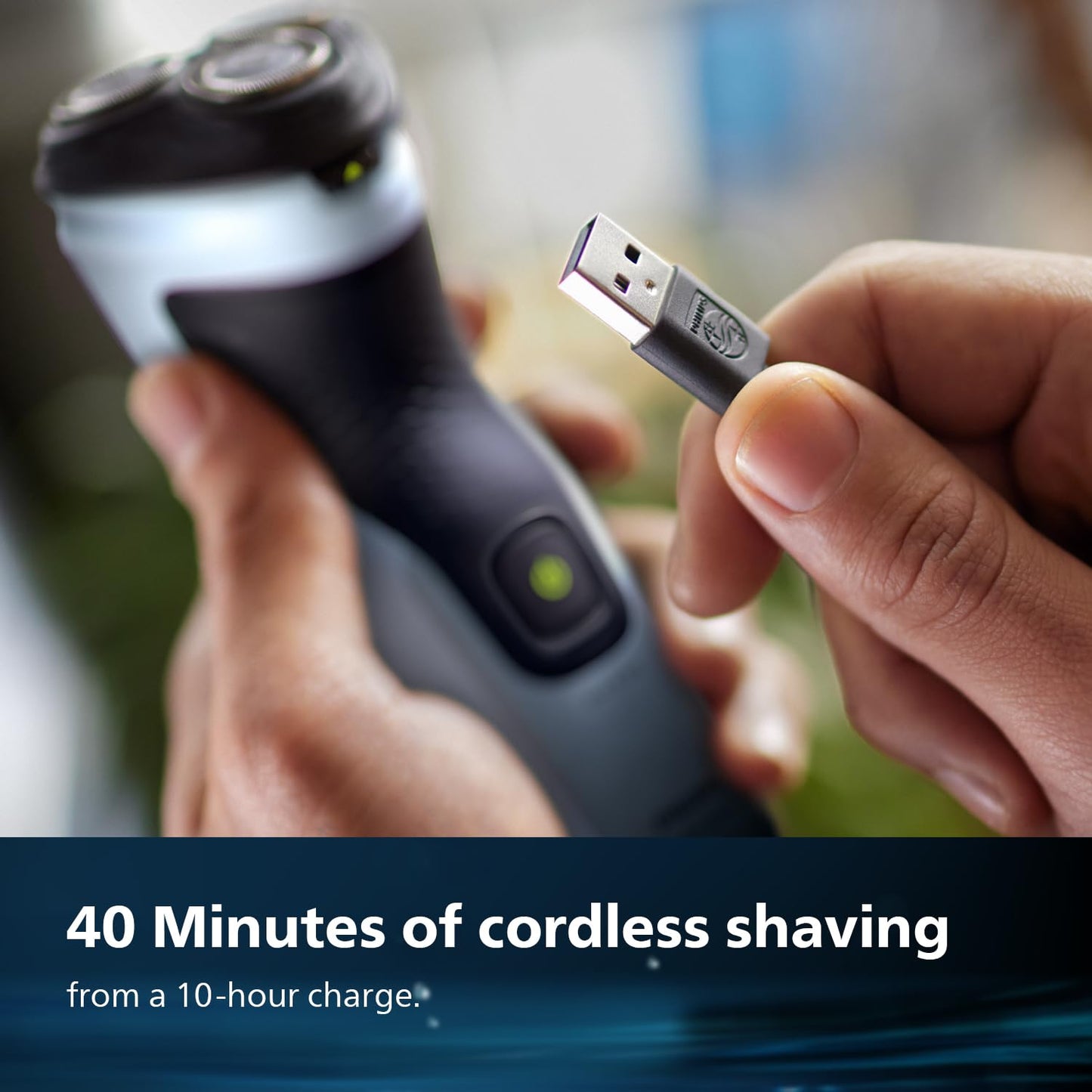 Philips Electric Shaver For Men, Skinprotect Technology, Wet And Dry Shave, 3D Floating Heads, 27 Self Sharpening Blades, Pop-Up Trimmer, Cordless, Waterproof X3063/03
