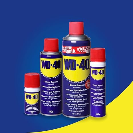 WD40 Multipurpose Spray for Home Improvement, Cleaning & Protectant Agent, Rust Removal Aerosol Spray