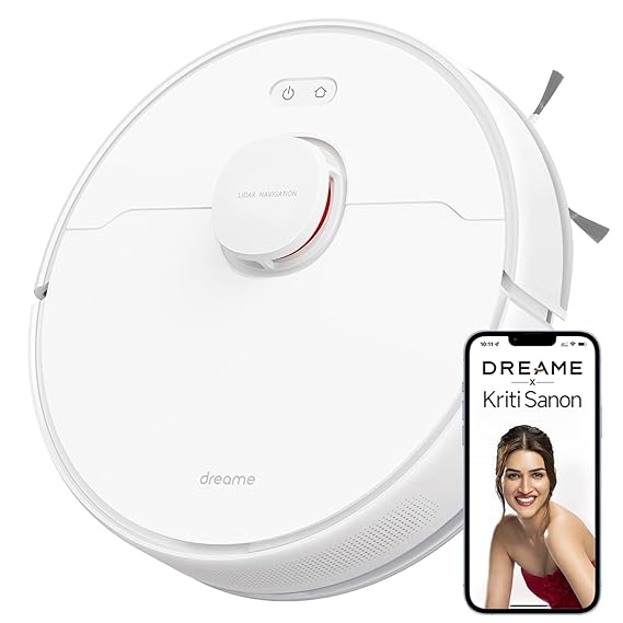 DREAME F9 Pro Robot Vacuum Cleaner and Mop 2-in-1, Mapping for Multiple Floors, Lidar Navigation, 150-Min Runtime, Vacuum Cleaner and Mop Robot, WiFi/App/Alexa, 2500 Pa (ASL)