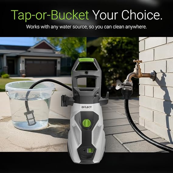 [Upgraded 2026] DYLECT® Ultra Power Max High Pressure Car Washer | 2000W | 160 Bar | 7L/Min Flow Rate | 8m Outlet Hose | Now with Precision Adjustable Foam Blaster | Incl. 10 Accessories (RD)