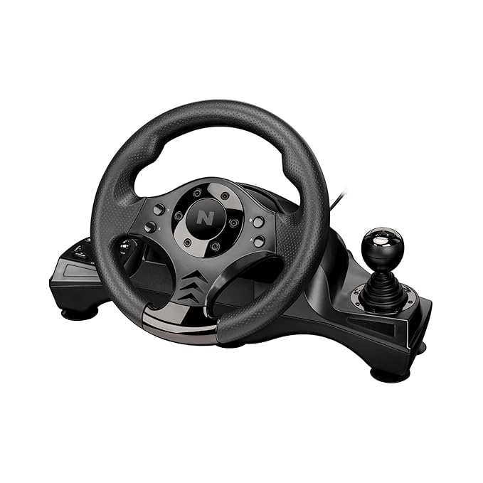Nitho Drive PRO V16 Gaming Racing Wheel with Shifter and Floor Pedals, Steering Wheel for PC, PS4, Xbox One, Xbox Series X|S, Nintendo Switch, 270 Degree Driving Car Simulator