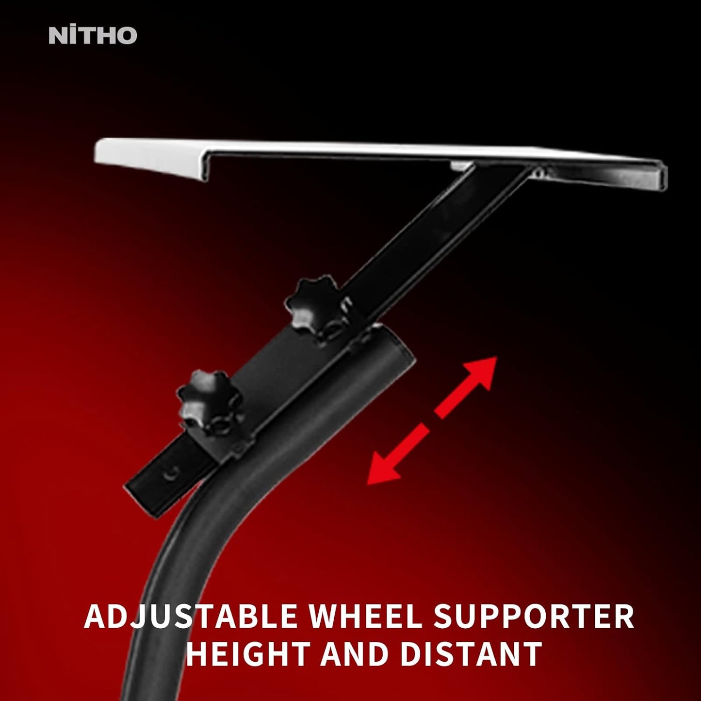 Nitho Alloy Steel RS-2 Drive Pro Stand 3, Adjustable Racing Wheel Gear Shifter Pedal Supporter for Logitech G29/G920/G923/G27/G25 Thrustmaster...