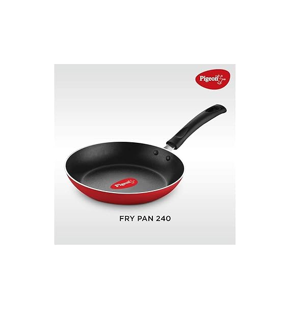 Pigeon Favourite 7 Piece Gift Set Non-Stick Coated Comes with Fry Pan, Kadhai, Lid, Sauce Pan, Spatula, Tadka Pan and a Tawa - Gas Stove Compatible (RD)