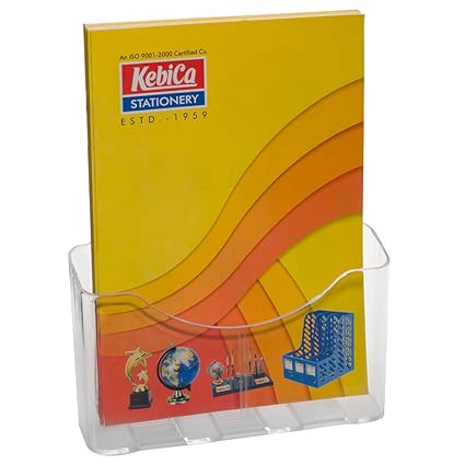 Kebica Brochure Stand Pamphlet Leaflet Marketing Holder A4 Size (8.3 x 11.7 inches)