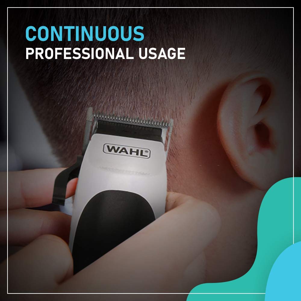 Wahl 9243-4724 Corded Home Cut Complete Hair Cutting Clipper; 10 Cutting Lengths;Thumb Adjustable Taper; Black