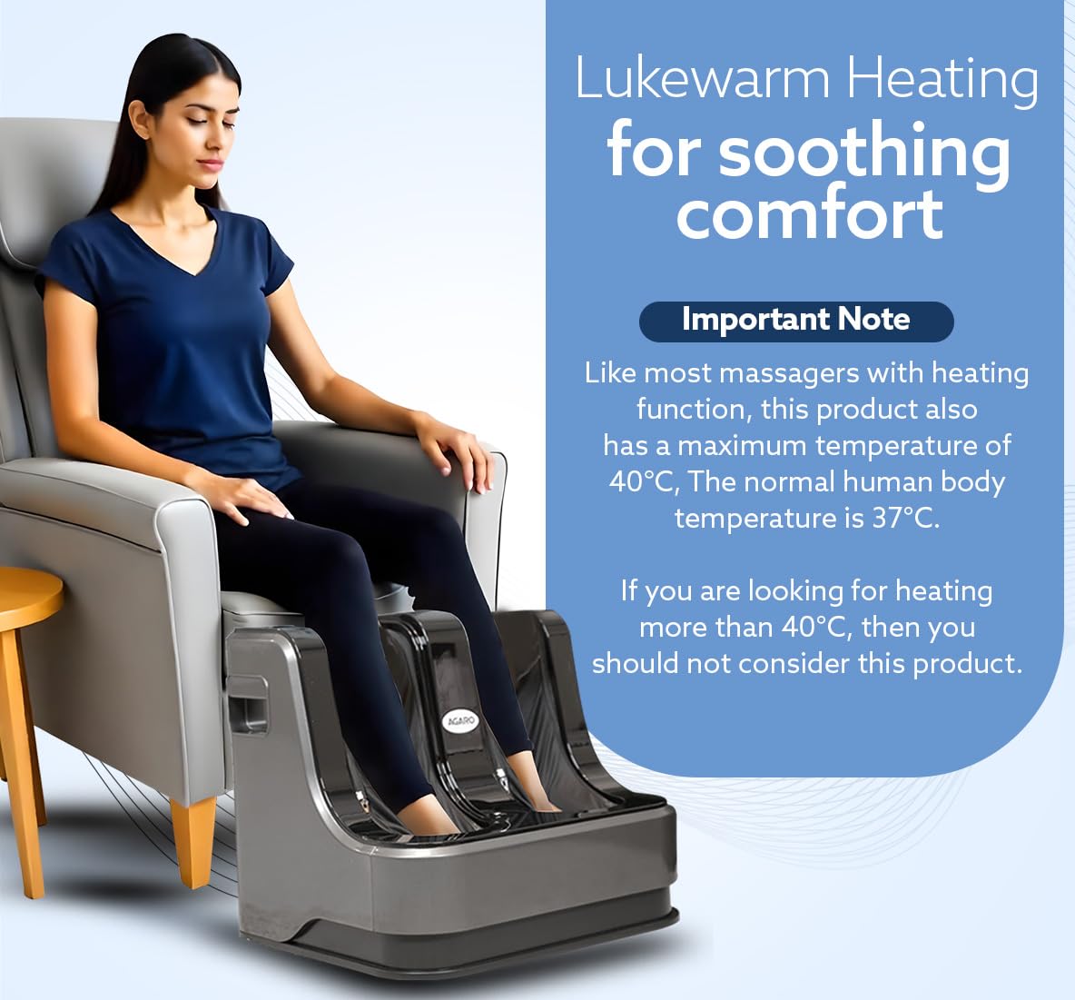 AGARO Rejoice Foot, Calf and Leg Massager 