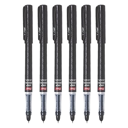 FLAIR Inky Series Carbonix Liquid Ink Fountain Pen Blister Pack | Round Nib With Iridium Tip | Attractive Design