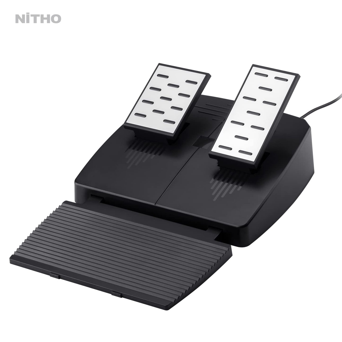 Nitho Drive Pro ONE Competition - Gaming Racing Wheel with Separate Shifter and Floor Pedals, 270 Degree Zero Dead Zone Steering Wheel for Racing Simulator on Windows PC Only