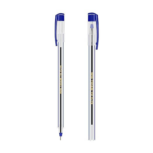 Digismart Use & Throw Pen ( Pack of 20 Pcs) Blue Colour Lightweight Body Design | Use and Throw Pens | For One Time Use | Ideal for School Office & Business | Stick Ball Pens