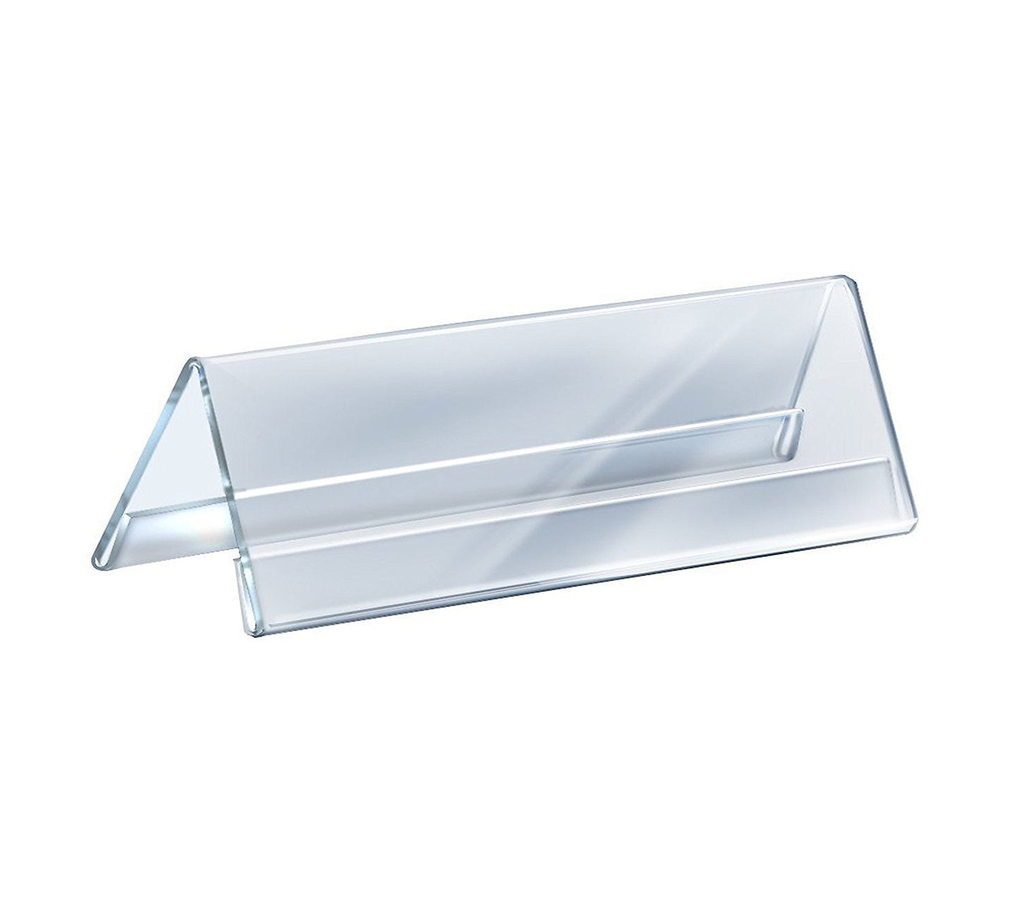 Kebica 12 inch A SHAPE Acrylic Signage Holder, Table and Desk Name Plate for Offices