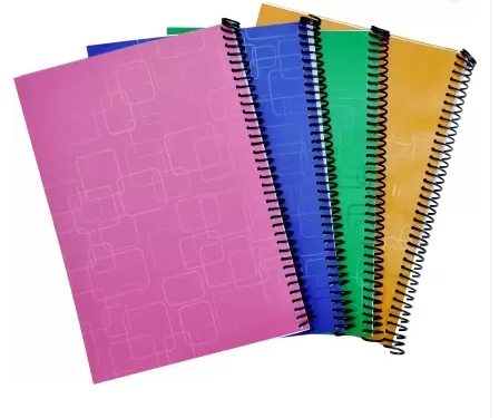 Friends books WHITE SPIRAL NOTEBOOK A4 Notebook UNRULED 200 Pages